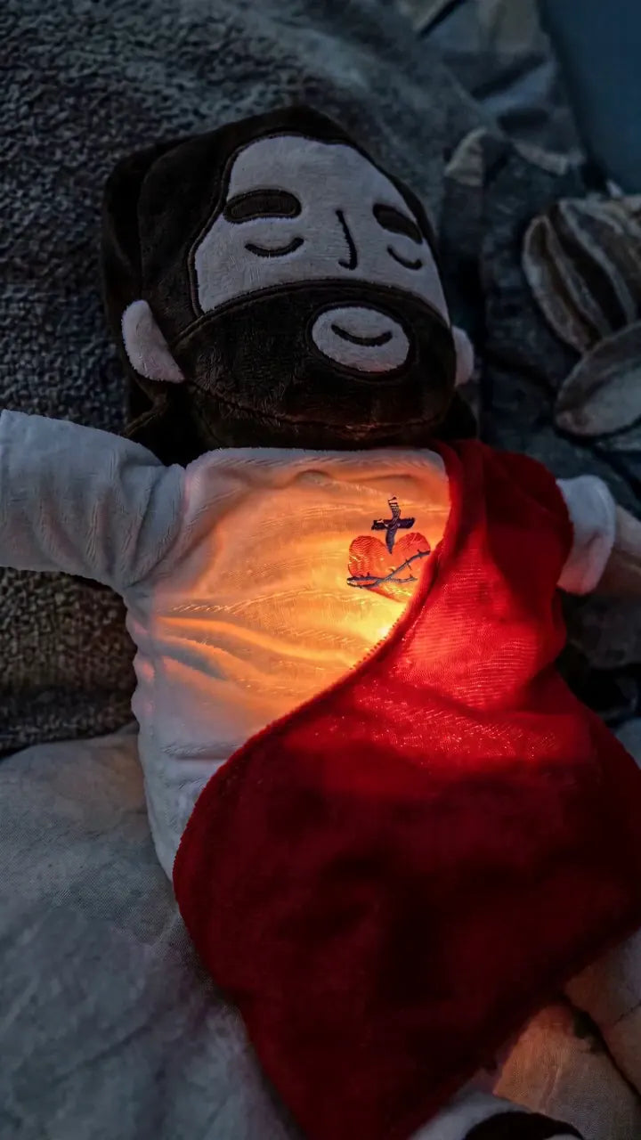 Breathing Jesus Bedtime Plush