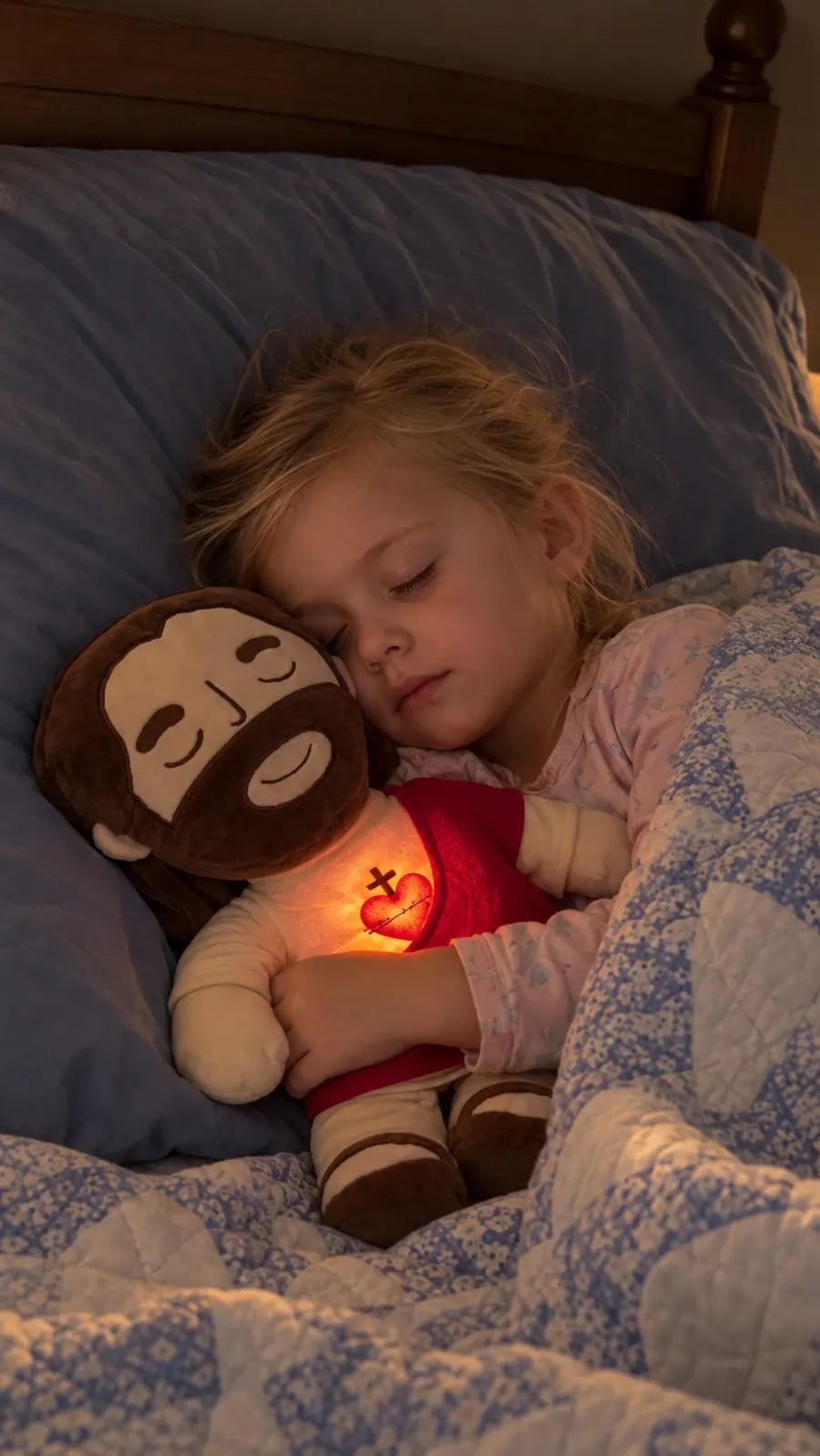 Breathing Jesus Bedtime Plush