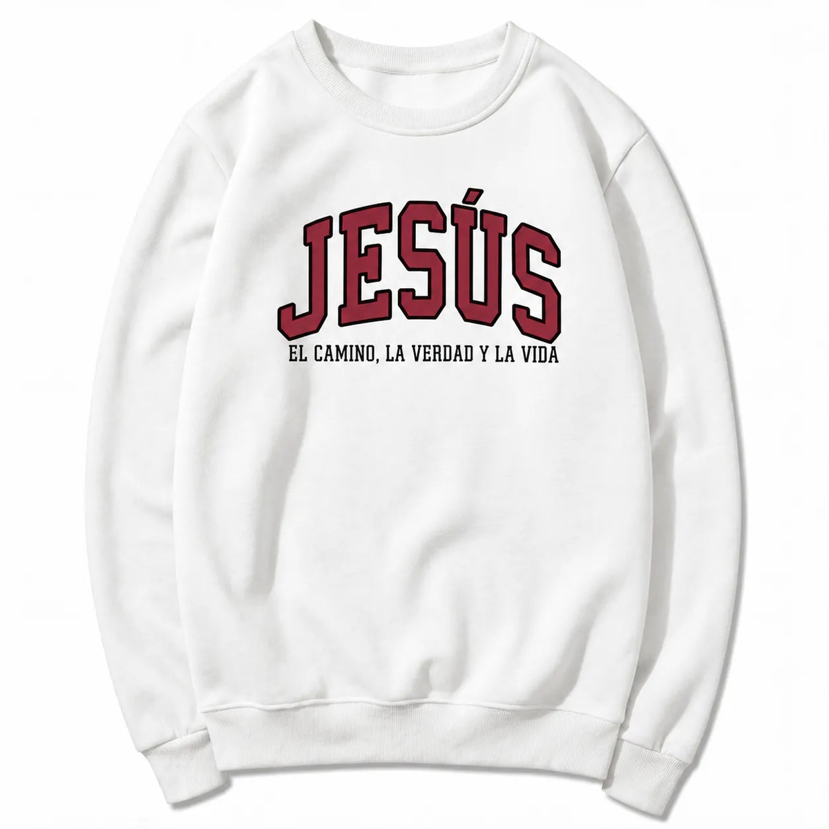 Sudadera Universitaria Jesús El Camino, La Verdad y La Vida-